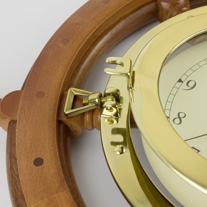 Time Clock Boat Nauticalia Brass Ship's Time Clock – Marine Scene