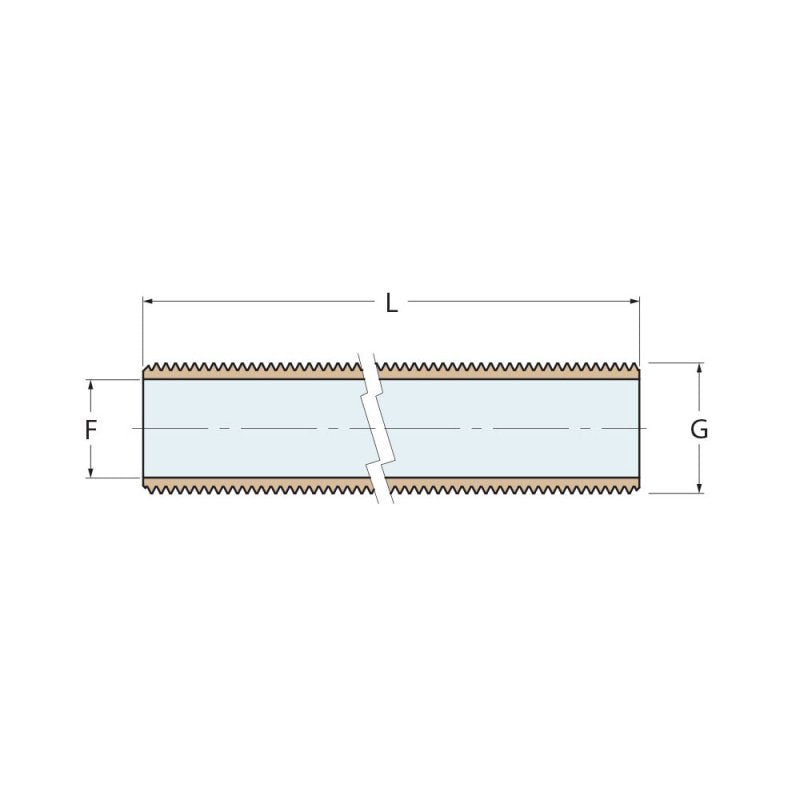 Guidi Bronze Threaded Tube