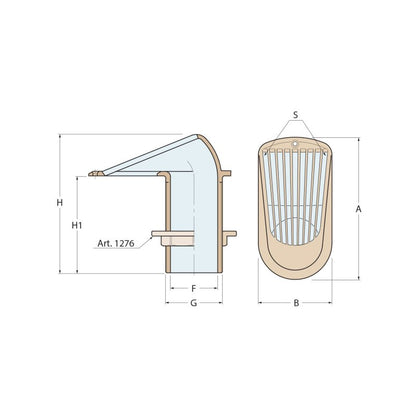 Guidi Bronze Grated Water Intake Strainer "2000" Series