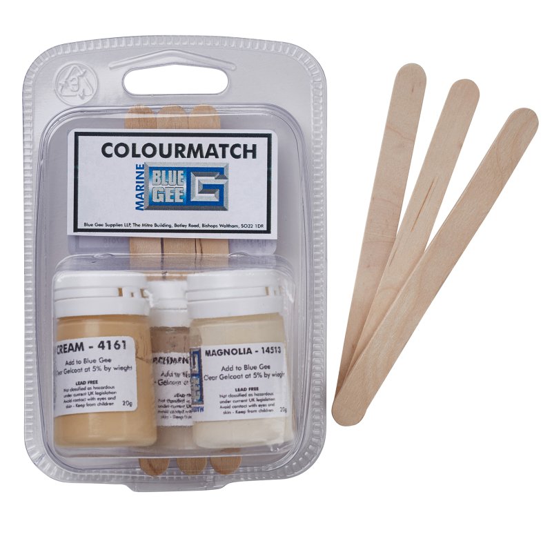 Blue Gee Marine Gelcoat Pigment Colourmatch Kit – Marine Scene