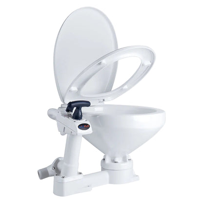 SEAFLO Manual Marine Toilet - Compact Size Bowl