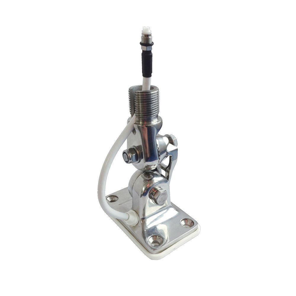 Glomex Glomeasy RA107SSFME Stainless Steel 4 Way Ratchet Antenna Mount