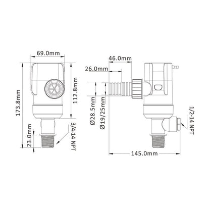 SEAFLO Series 13D Livewell/Baitwell Pump - 1100 GPH