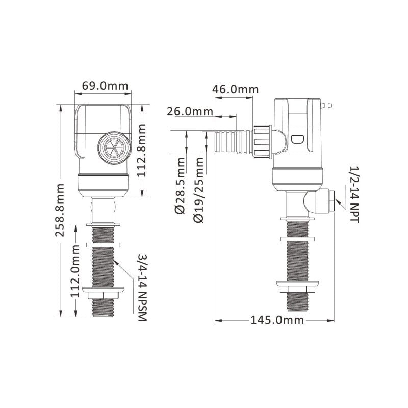 SEAFLO Series 13C Livewell/Baitwell Pump - 1100 GPH