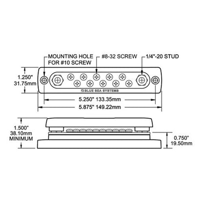 Blue Sea Common 150A BusBar