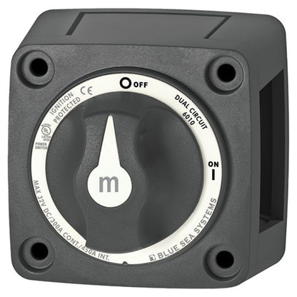 Blue Sea Systems M Series Dual Circuit Battery Switch
