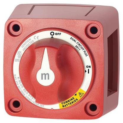 Blue Sea M Series Battery Switch Mini Dual Circuit Plus 6011
