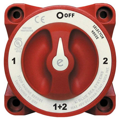 Blue Sea E Series Battery Switch 4 Position Selector