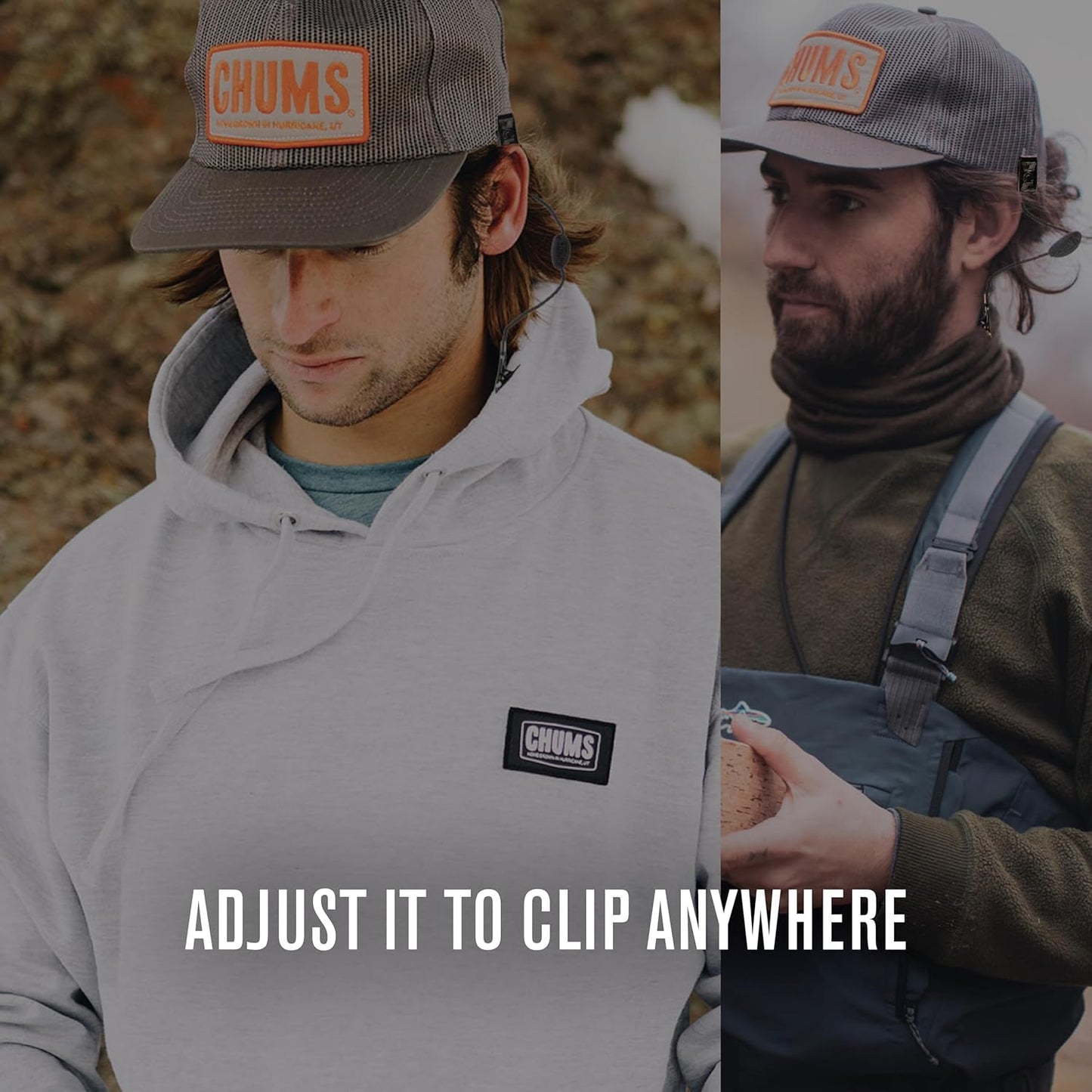 Chums Cap Retainer Hat Clip Adjustable Hat Holder