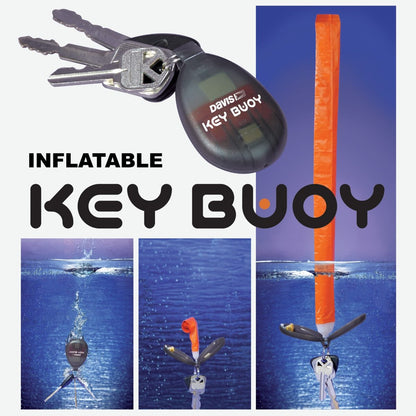 Davis Key Buoy Self-Inflating Key Ring