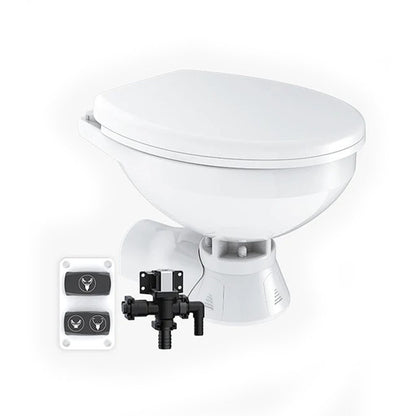 SEAFLO Quiet Flush Sea Water Electric Marine Toilet