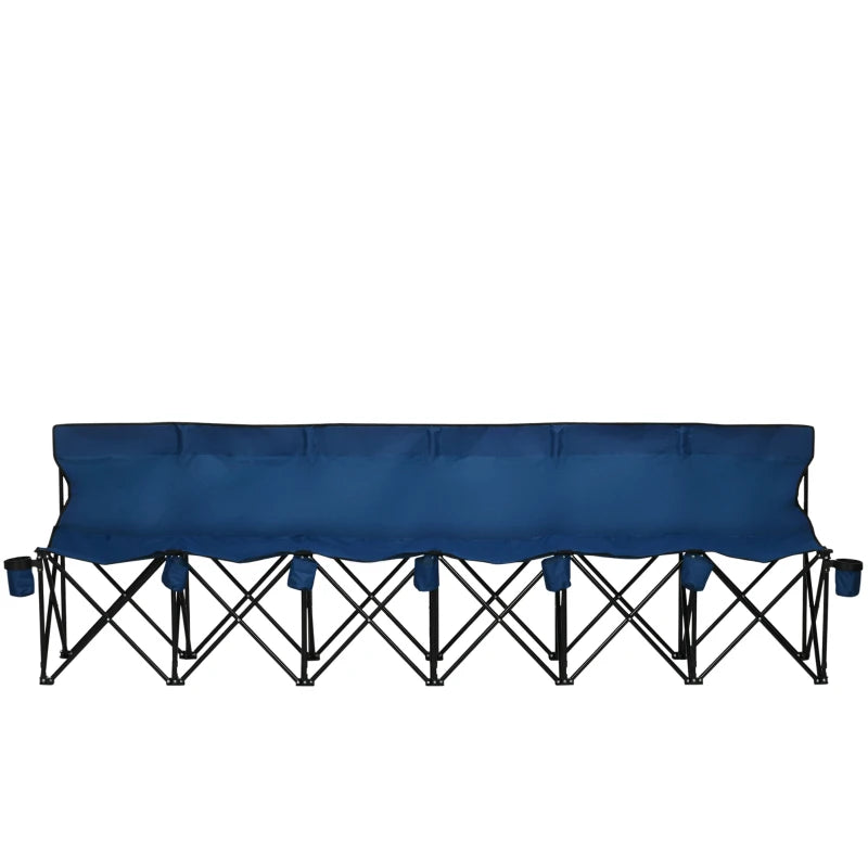 Outsunny 6 Seater Folding Camping Bench