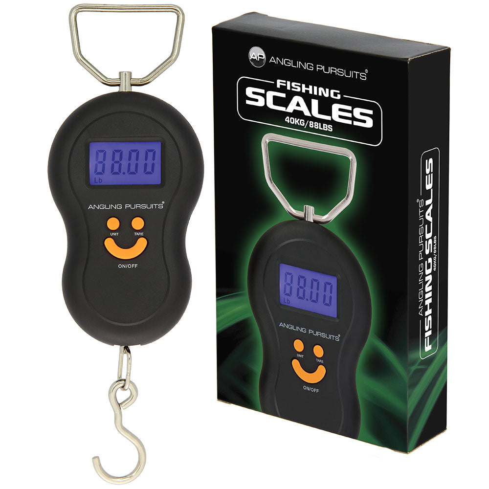 Adjustable Fish Scale Angling Pursuits Electronic Fishing Scales - 40kg – Marine Scene