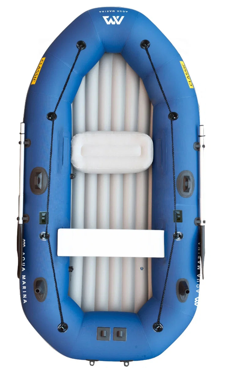 Aqua Marina Classic Inflatable Fishing Boat With T-18 Electric Motor