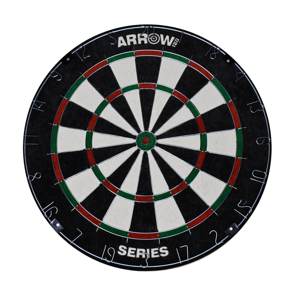 Arrow180 Bristle Dartboard Set + 6 Free Darts