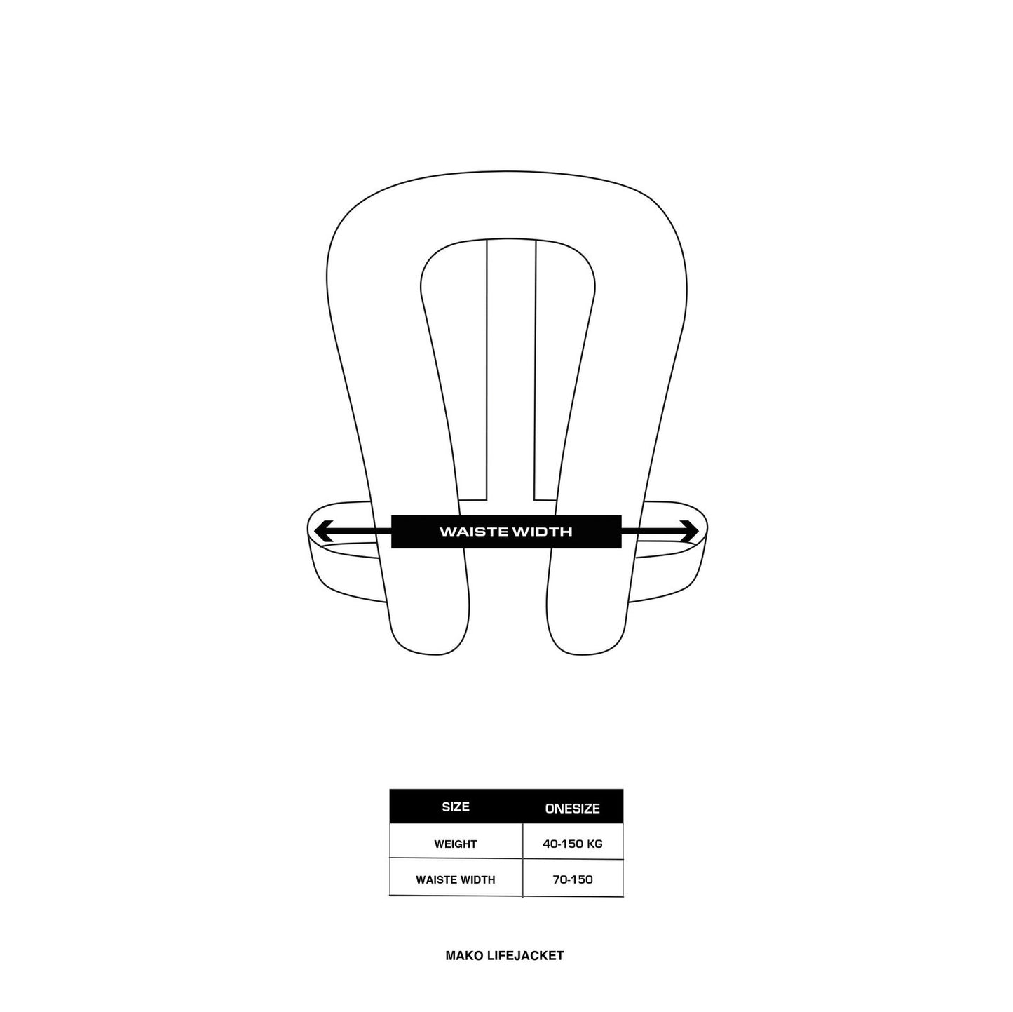 Baltic Mako 165N Automatic Lifejacket