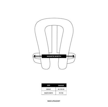 Baltic Mako 165N Automatic Lifejacket