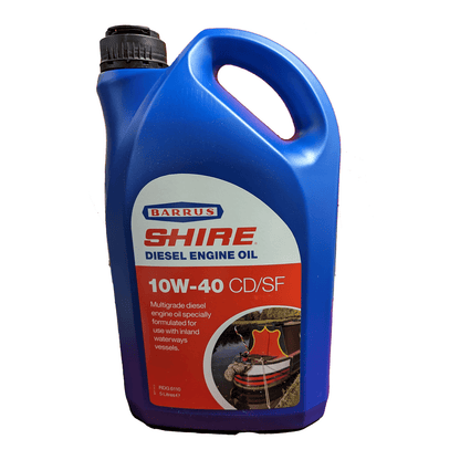 Barrus Shire Marine Diesel Engine Oil 10W-40 CD/SF - 5 Litre