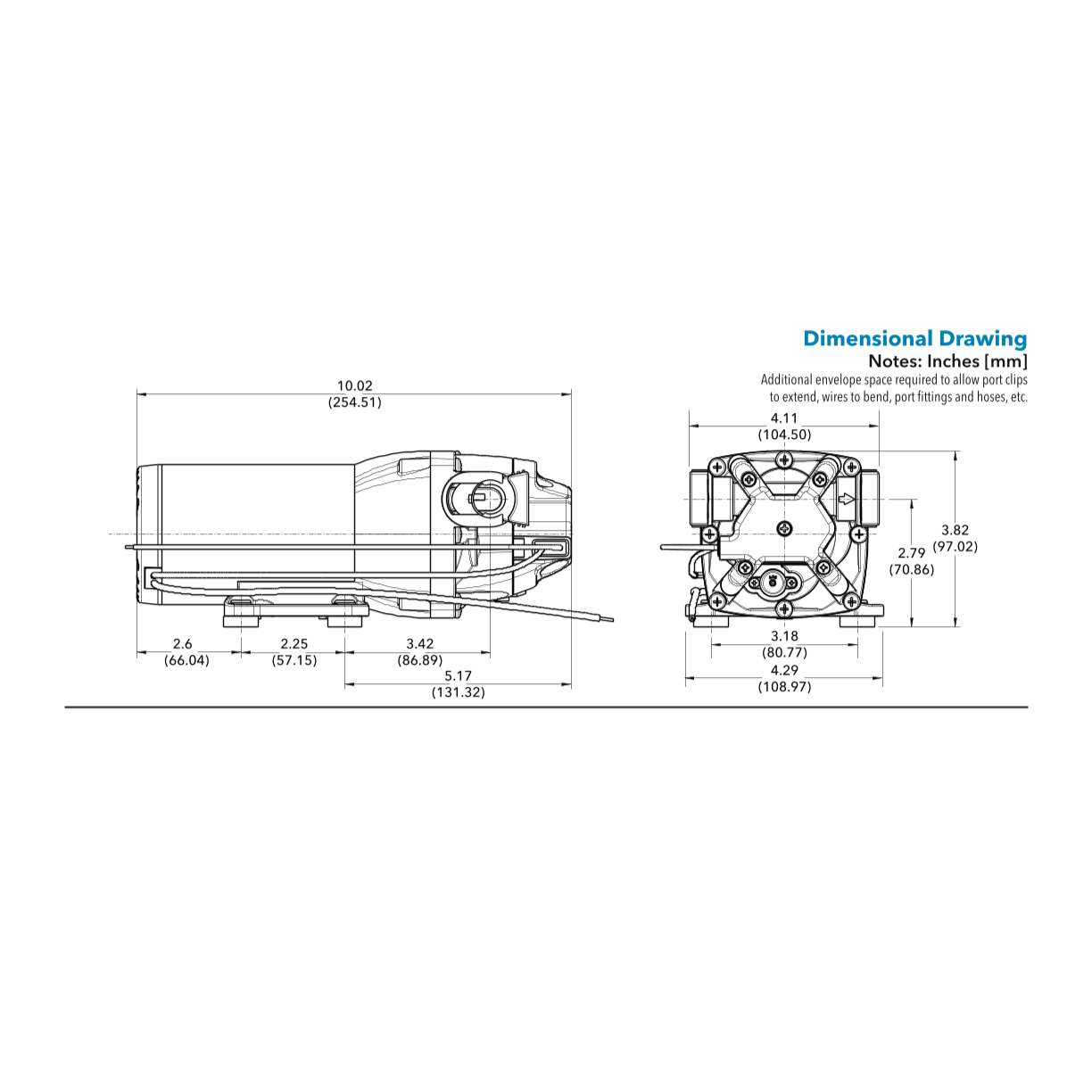 Flojet Versijet Series 4-Chamber Self Priming Diaphragm Piston Demand Pump