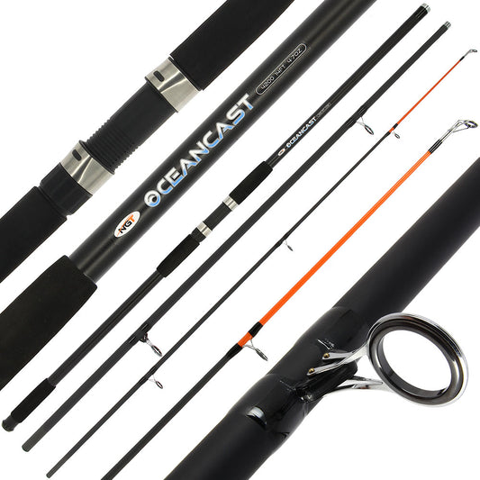 NGT Oceancast Beachcaster Composite Casting Fishing Rod - 14 Foot