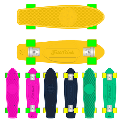 FatStick Mini-Cruiser Skateboards - 22 Inch