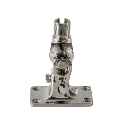 Glomex Glomeasy RA107SSFME Stainless Steel 4 Way Ratchet Antenna Mount