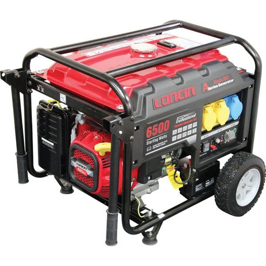 Loncin LC6500D-AS Open Frame Petrol Generator - 5kw