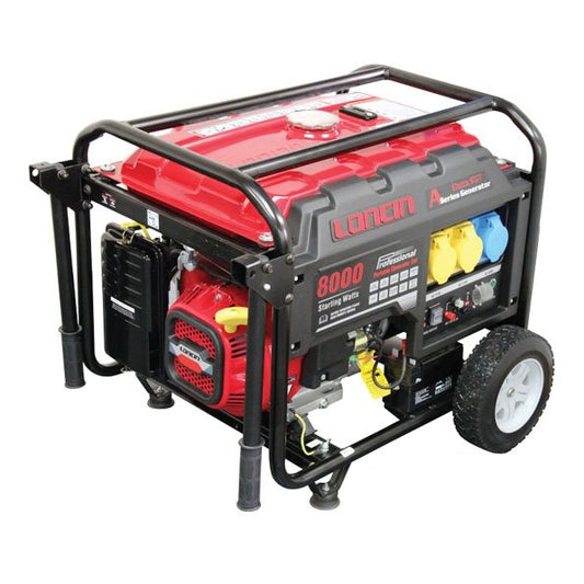 Loncin LC8000D-AS Open Frame Petrol Generator - 6kw