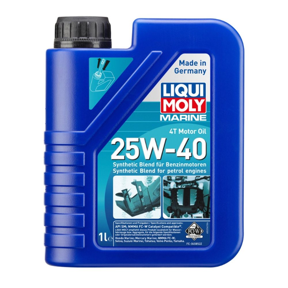 Liqui Moly High Performance Marine 4T Petrol Motor Oil 25W-40