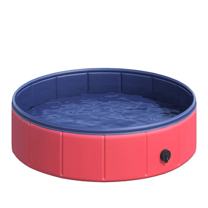 PawHut Foldable Outdoor Pet Paddling Pool