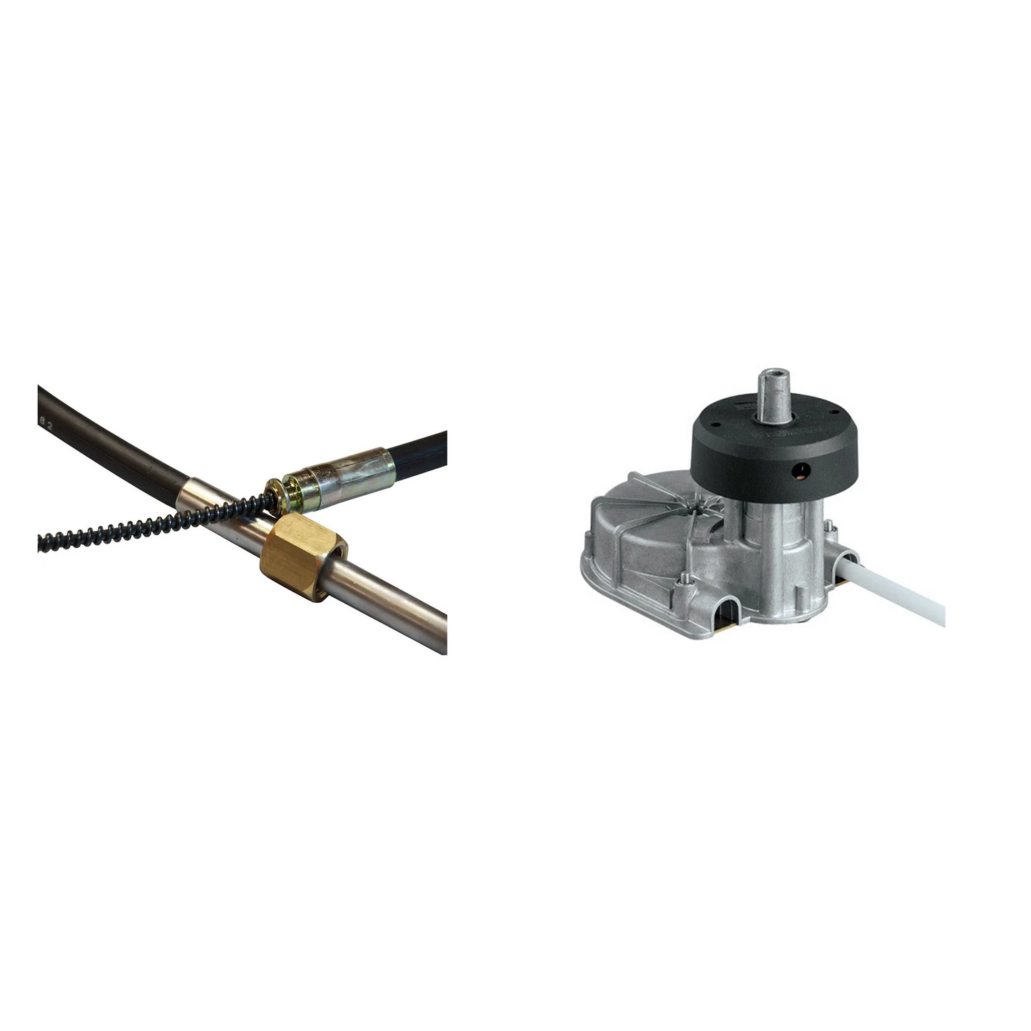 Multiflex H1 Planetary 150 Helm And SC-16 Steering Cable Heavy Duty Steering Bundle