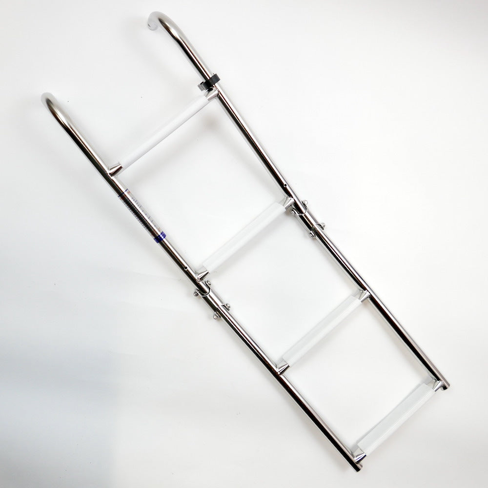 Stainless Steel Folding Boarding Ladder - 4 Step