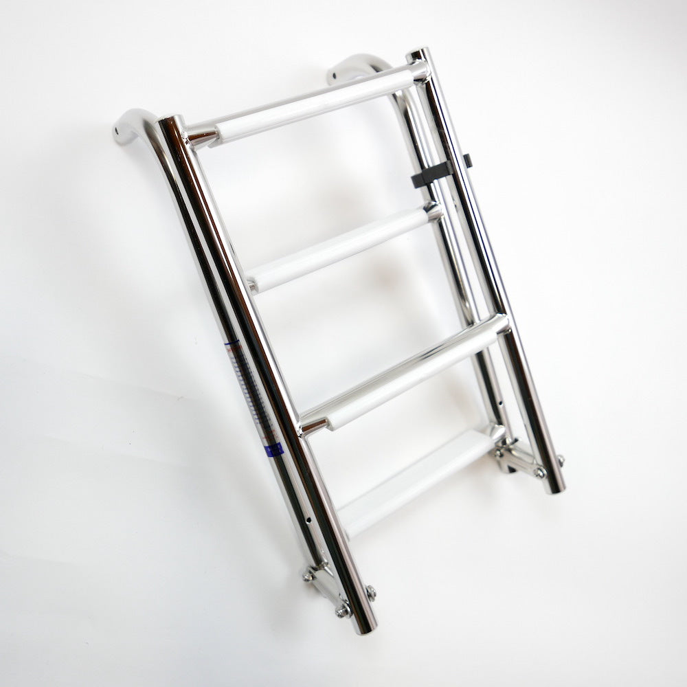 Stainless Steel Folding Boarding Ladder - 4 Step