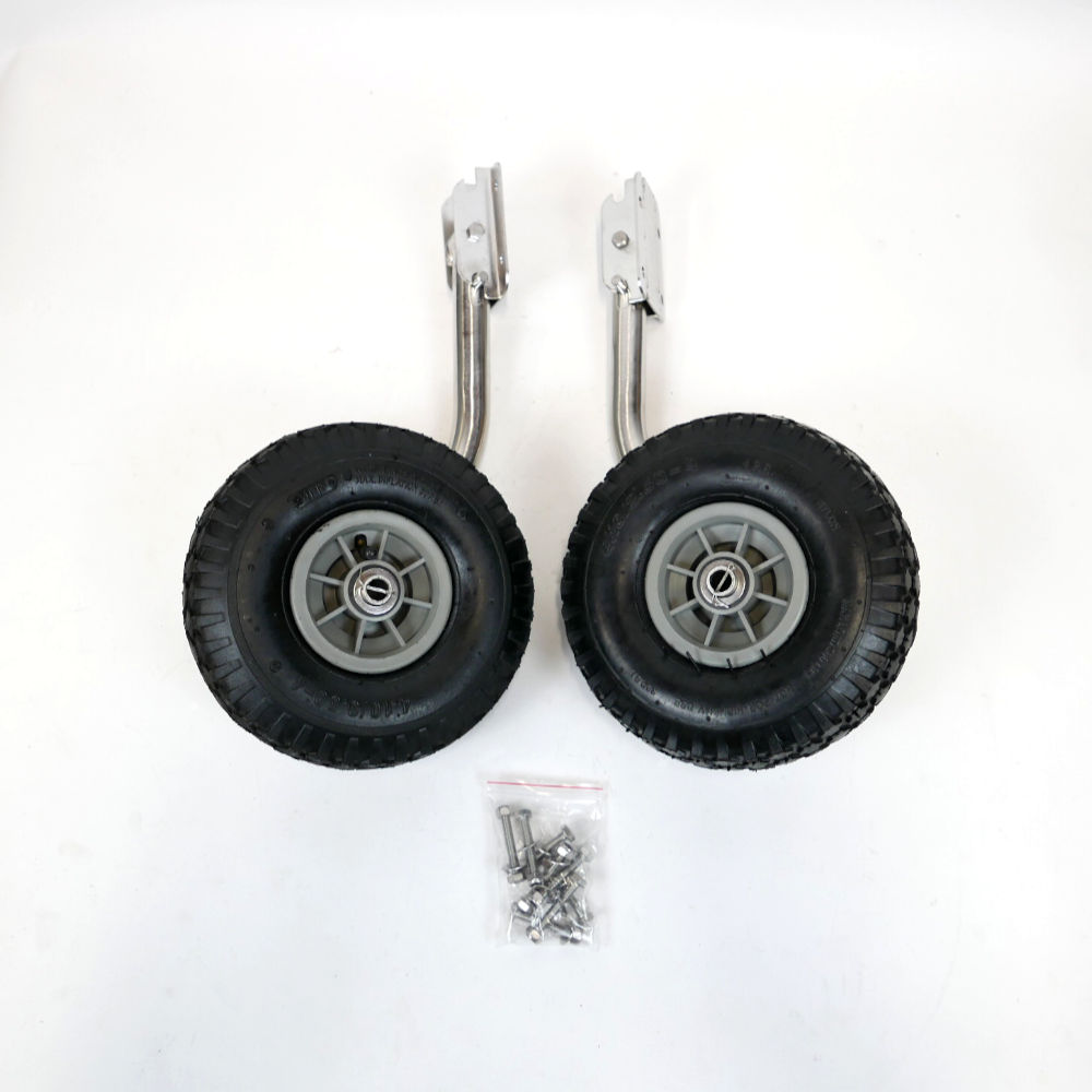 EasyFold Stainless Steel Boat Launching Wheels - Grey