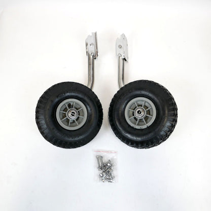 EasyFold Stainless Steel Boat Launching Wheels - Grey