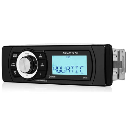 Aquatic AV MP6 Shallow Mount Marine Bluetooth Stereo