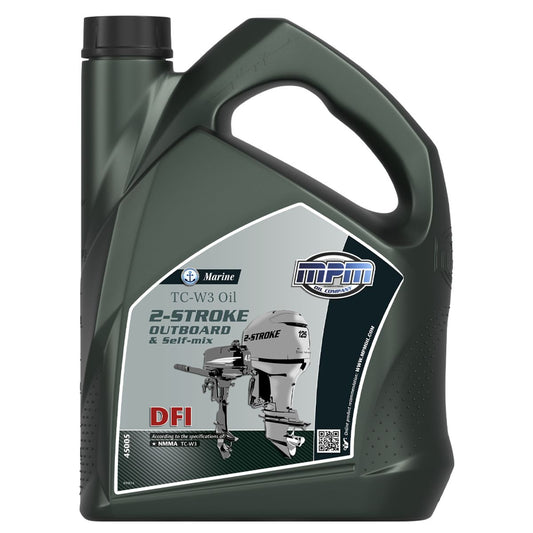 MPM Marine TC-W3 2-Stroke Outboard & Self-Mix Oil DFI - 5 Litre