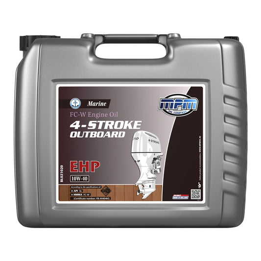 MPM Marine FC-W 4-Stroke Outboard Oil EHP 10W-40 - 20 Litre