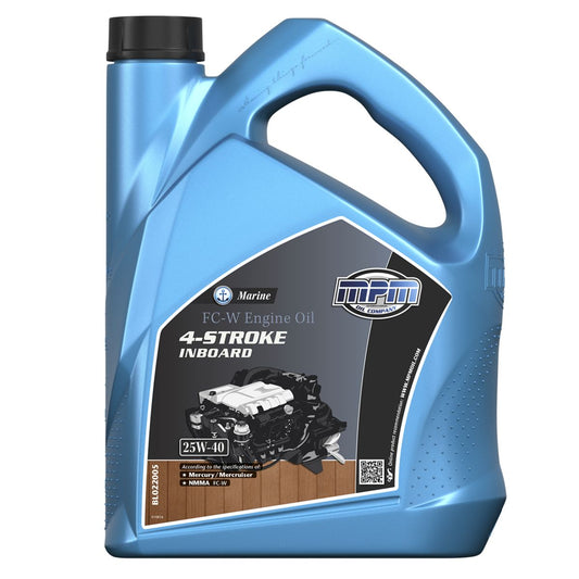 MPM Marine FC-W 4-Stroke Inboard Oil 25W-40 - 5 Litre