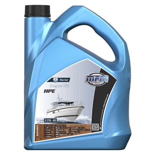 MPM Marine High Performance (HPE) Engine Oil 15W-40 - 5 Litre