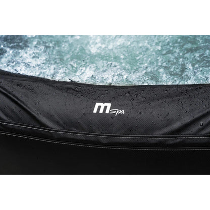 MSpa Premium Portland 6 Person Square Black Inflatable Hot Tub