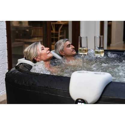 MSpa Premium Portland 6 Person Square Black Inflatable Hot Tub