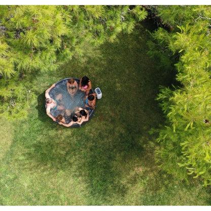 MSpa Verto Mono-Eco 6 Person Round Champagne Gold Inflatable Hot Tub