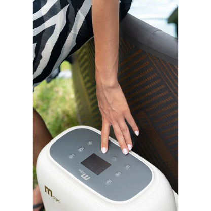 MSpa Verto Mono-Eco 6 Person Round Champagne Gold Inflatable Hot Tub