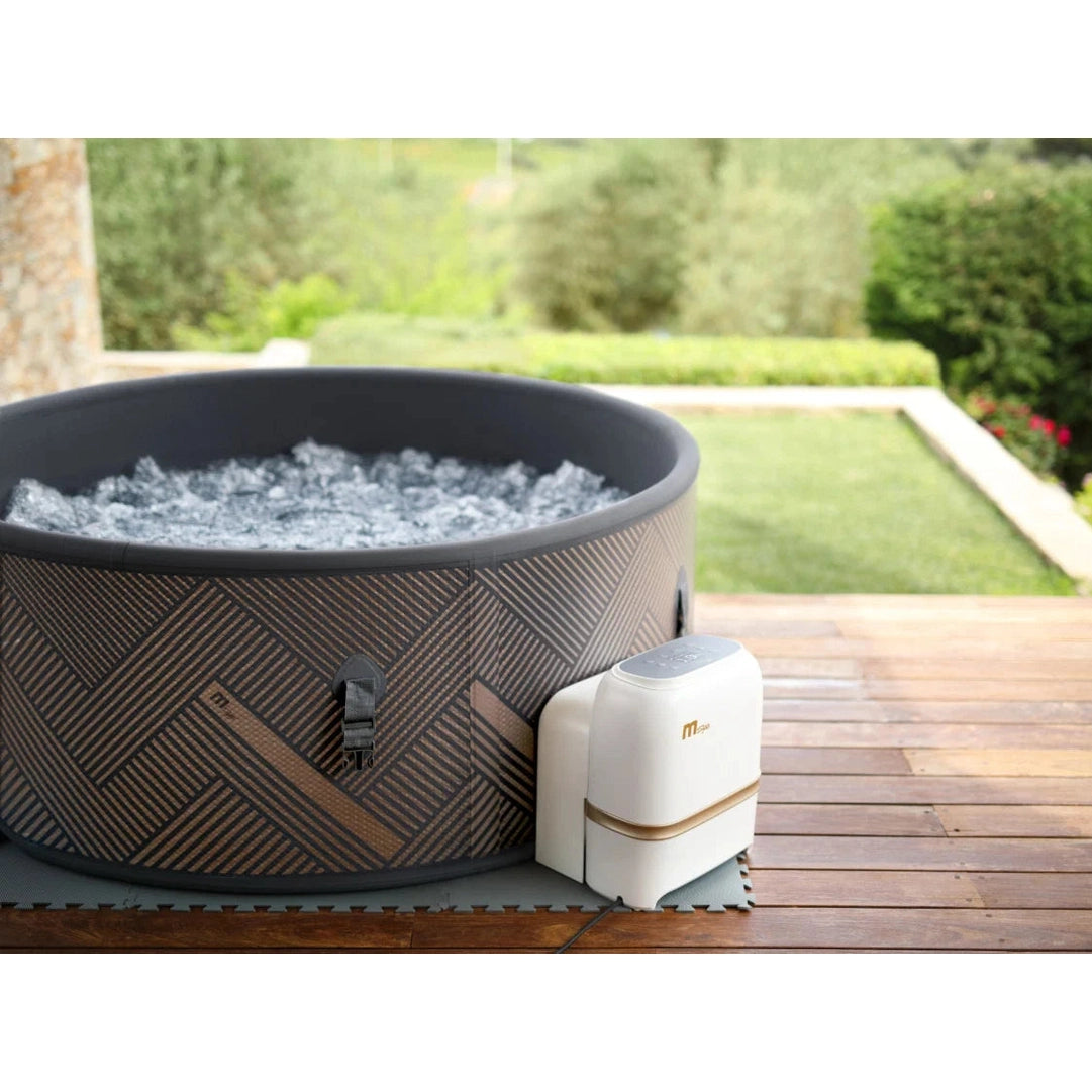 MSpa Verto Mono-Eco 6 Person Round Champagne Gold Inflatable Hot Tub