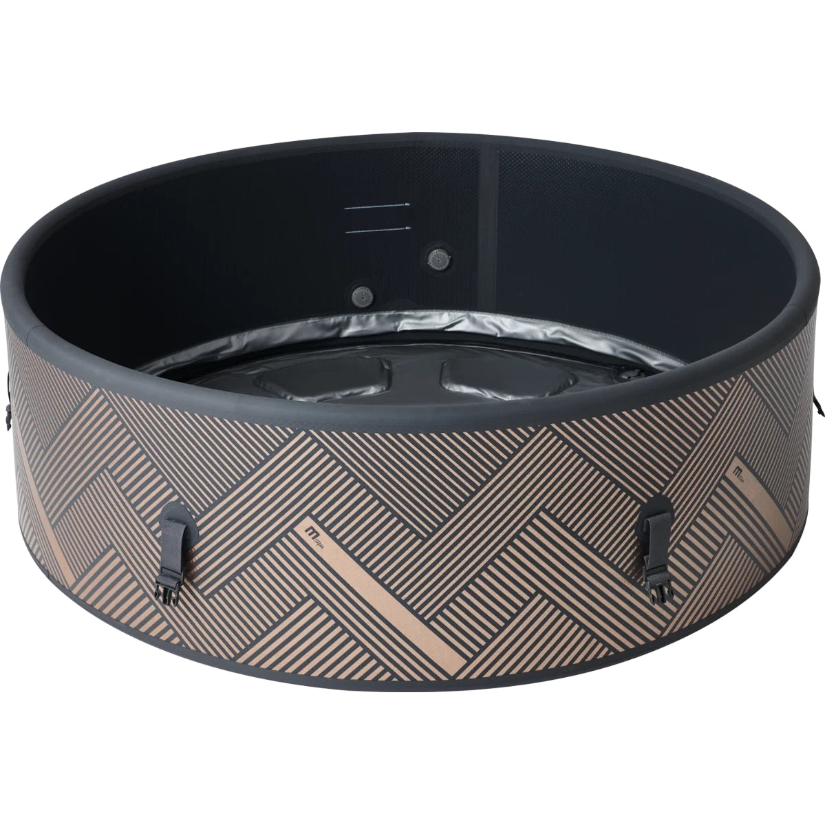 MSpa Verto Mono-Eco 6 Person Round Champagne Gold Inflatable Hot Tub