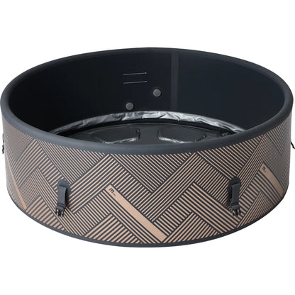 MSpa Verto Mono-Eco 6 Person Round Champagne Gold Inflatable Hot Tub