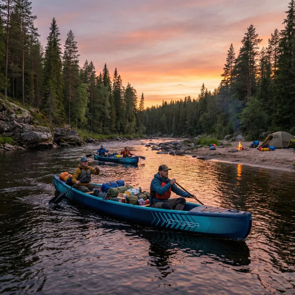 WAVE Venturer Inflatable Drop-Stitch Canoe