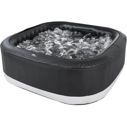 MSpa Premium Portland 6 Person Square Black Inflatable Hot Tub