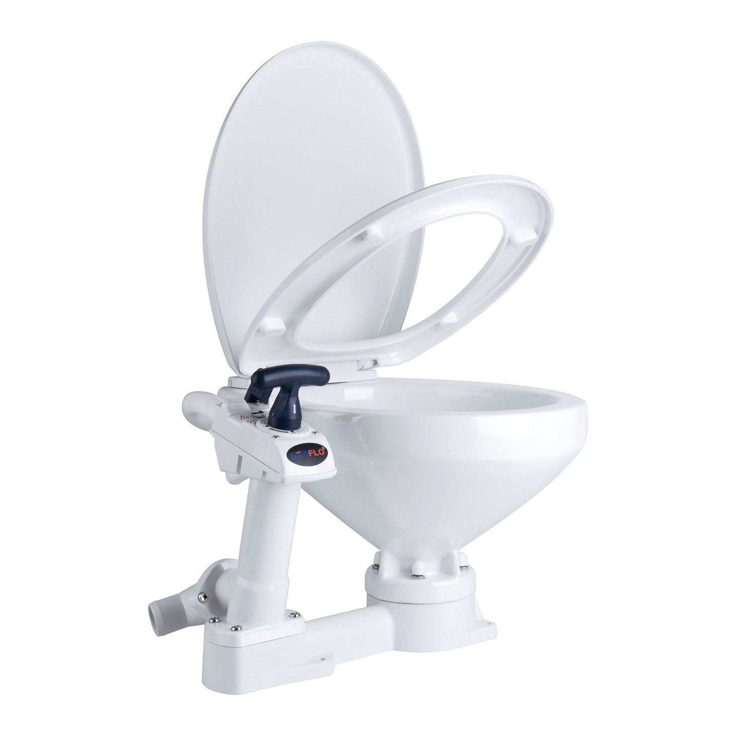 SEAFLO Manual Marine Toilet - Regular Size Bowl